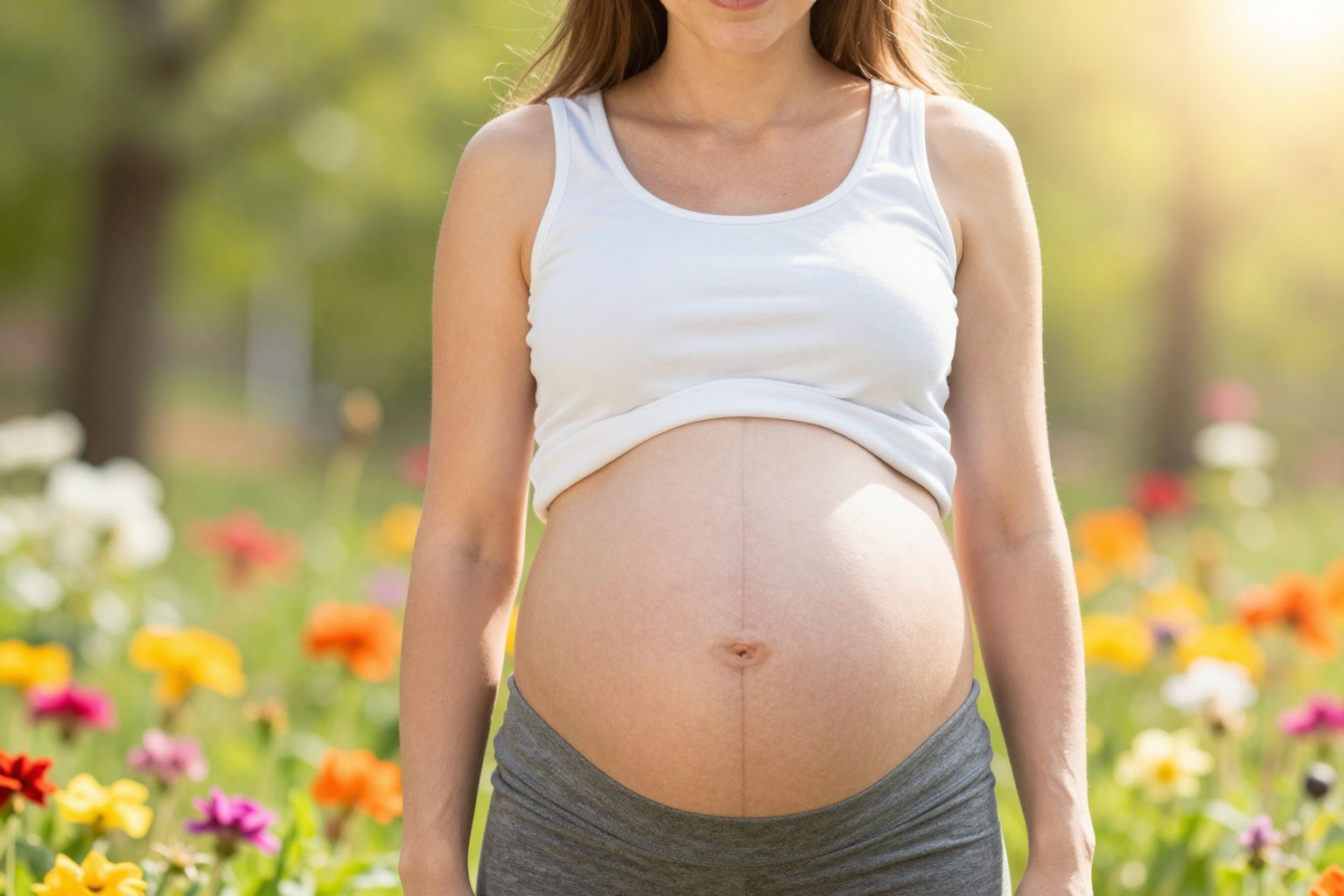 A linea negra hormonális változások miatt alakul ki terhesség alatt.