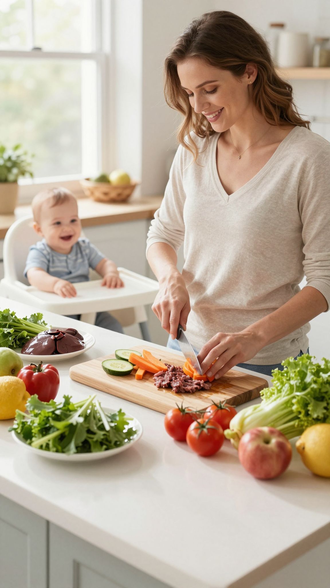 A máj gazdag vitaminokban, de óvatosan adjuk a babának.
