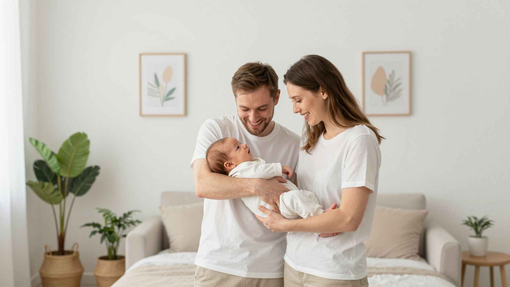 A kevesebb néha több: egyszerű dekoráció, nyugodt légkör.