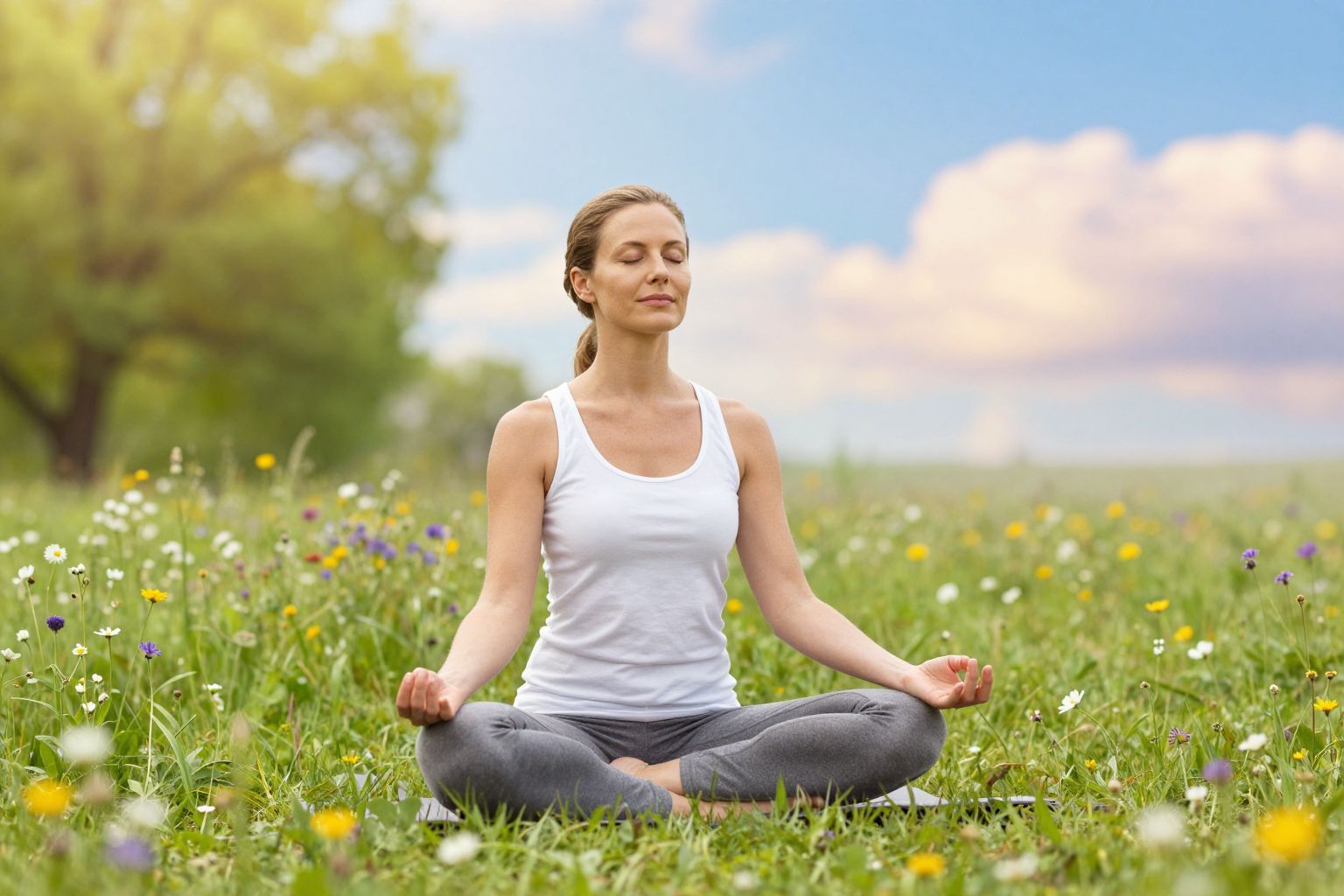 A meditáció segít az elme megnyugtatásában és a fókuszálásban.