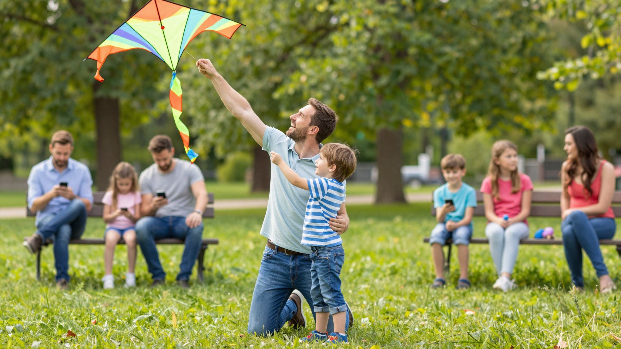 A jelenlét gyakran fontosabb a minőségi időnél.