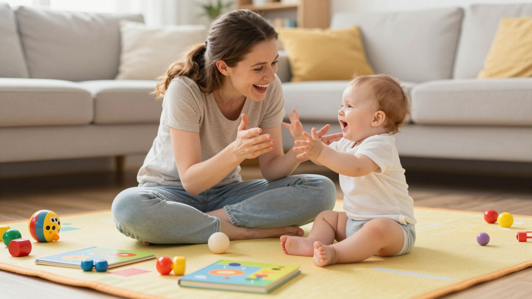 A beszéd erősíti a kötődést a babával.