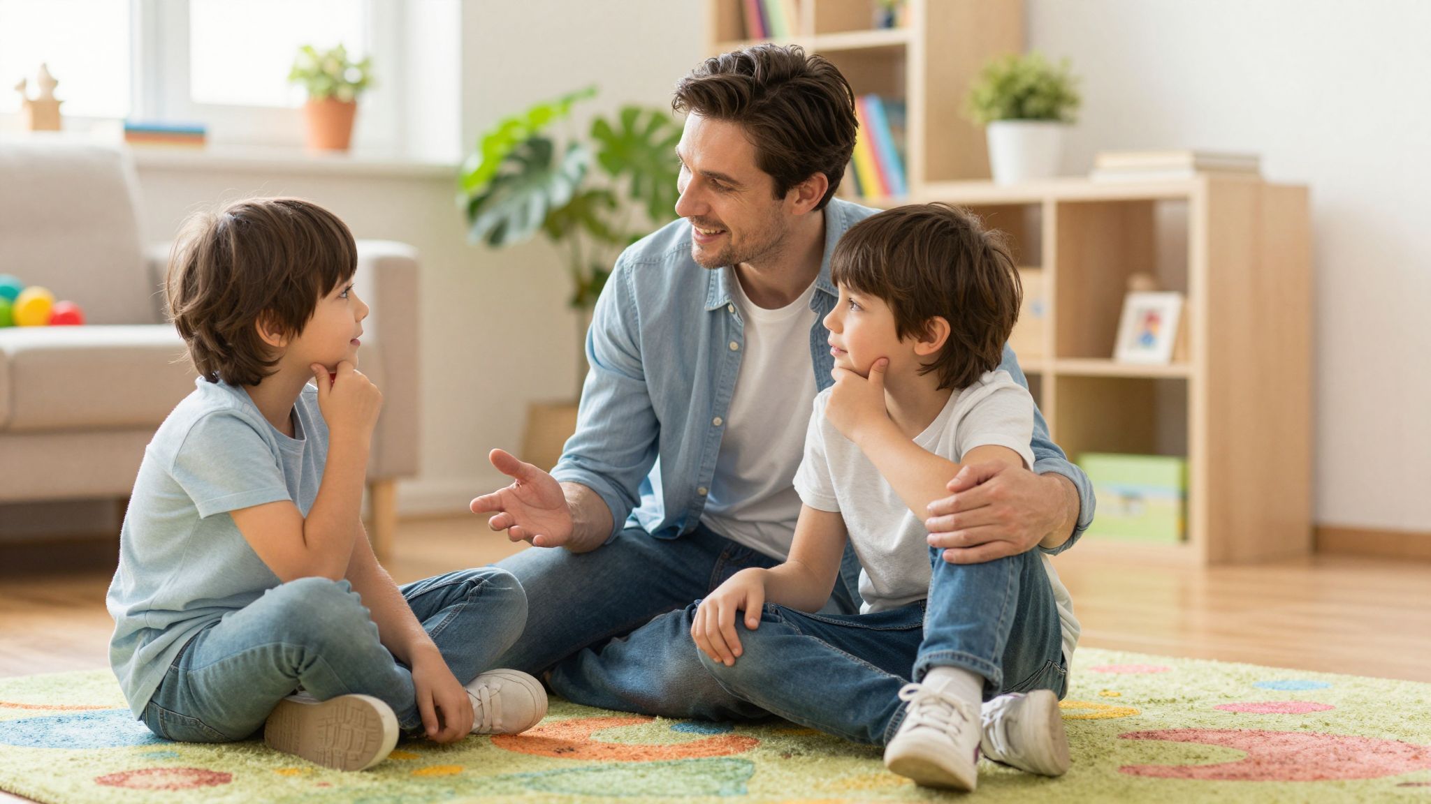 A családterápia erősíti a szülő-gyermek kapcsolatot.