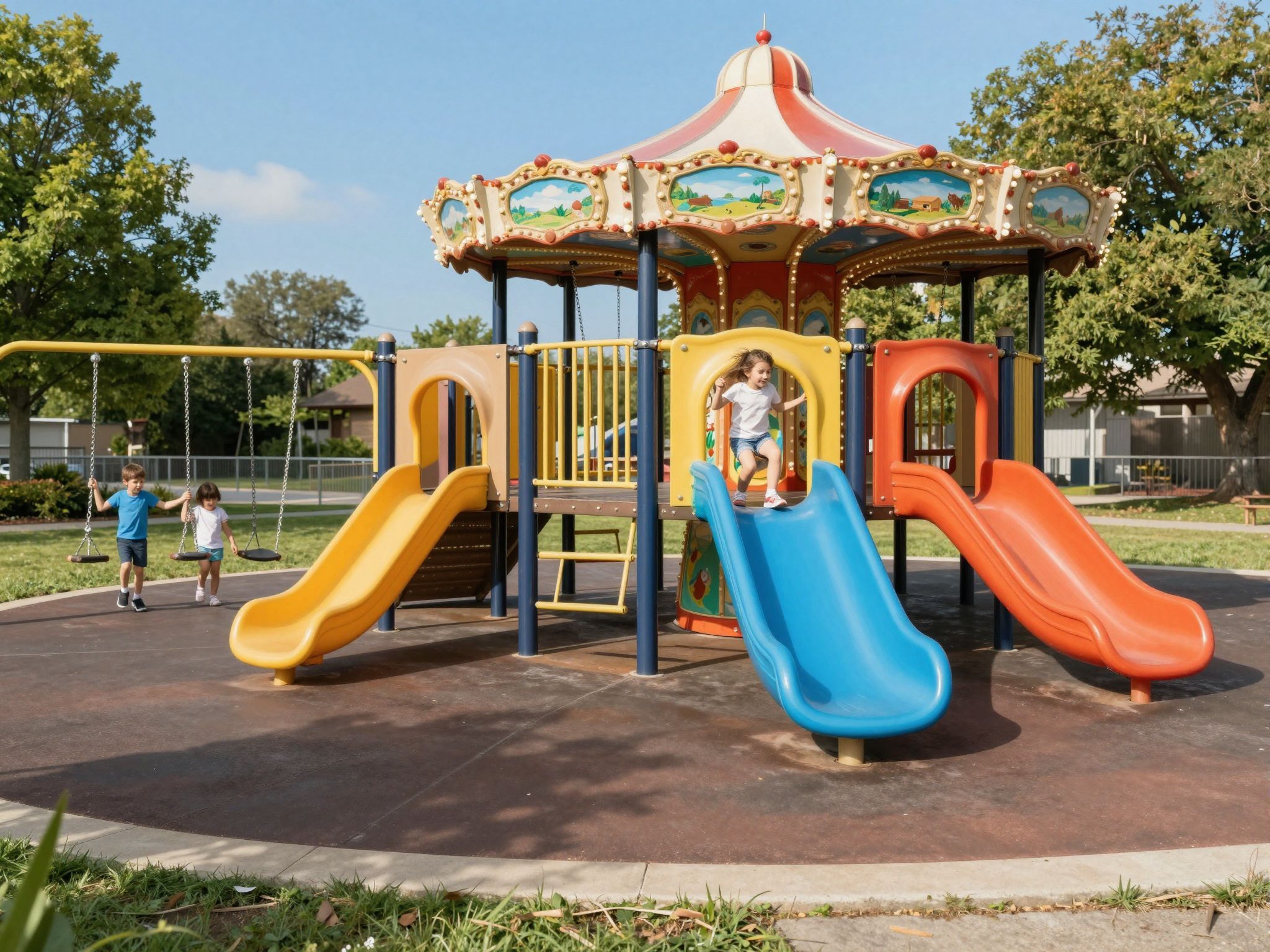 A retró játszóterek bája sokszor a biztonság ellenében áll.