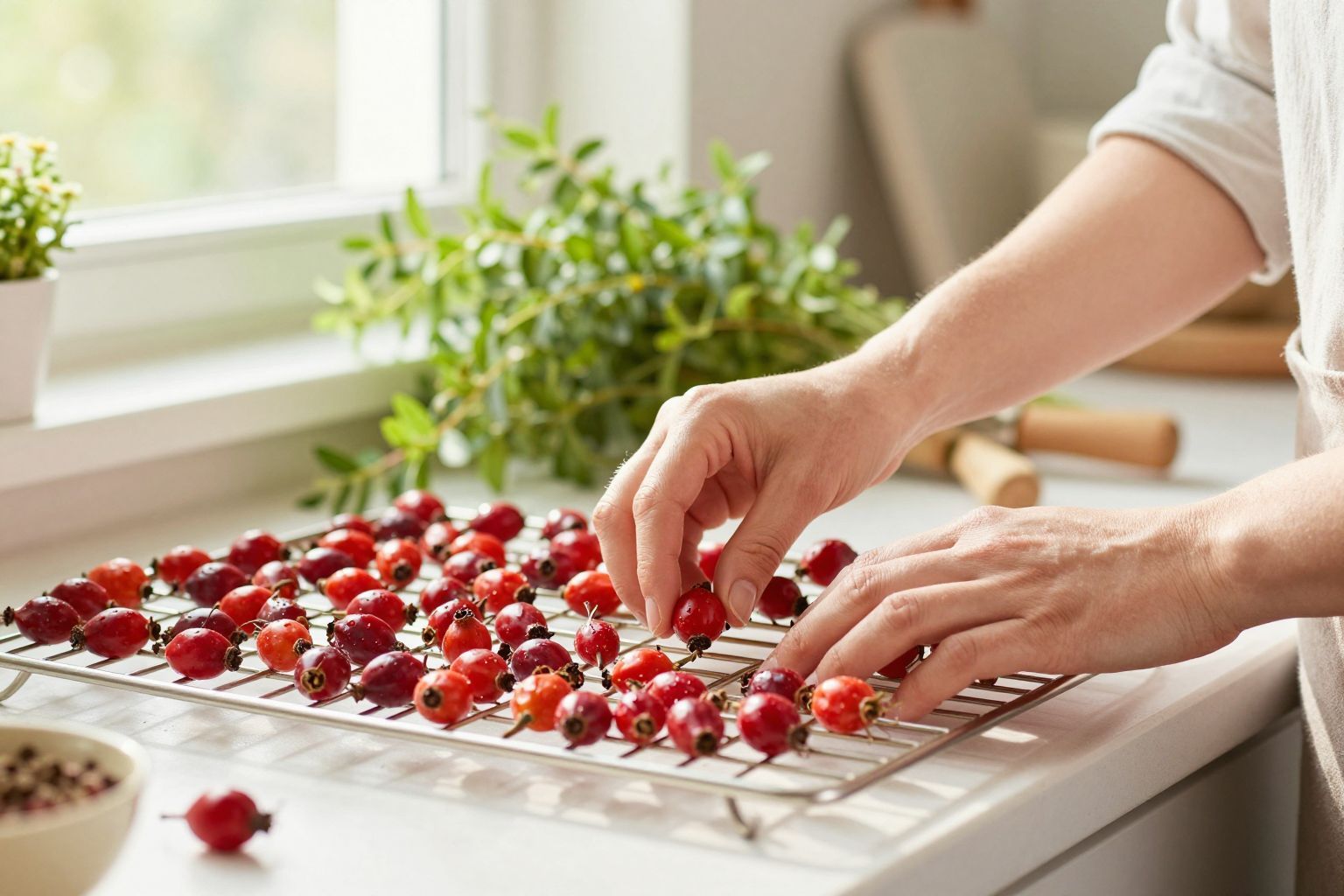A 50°C alatti szárítás megőrzi a C-vitamint.