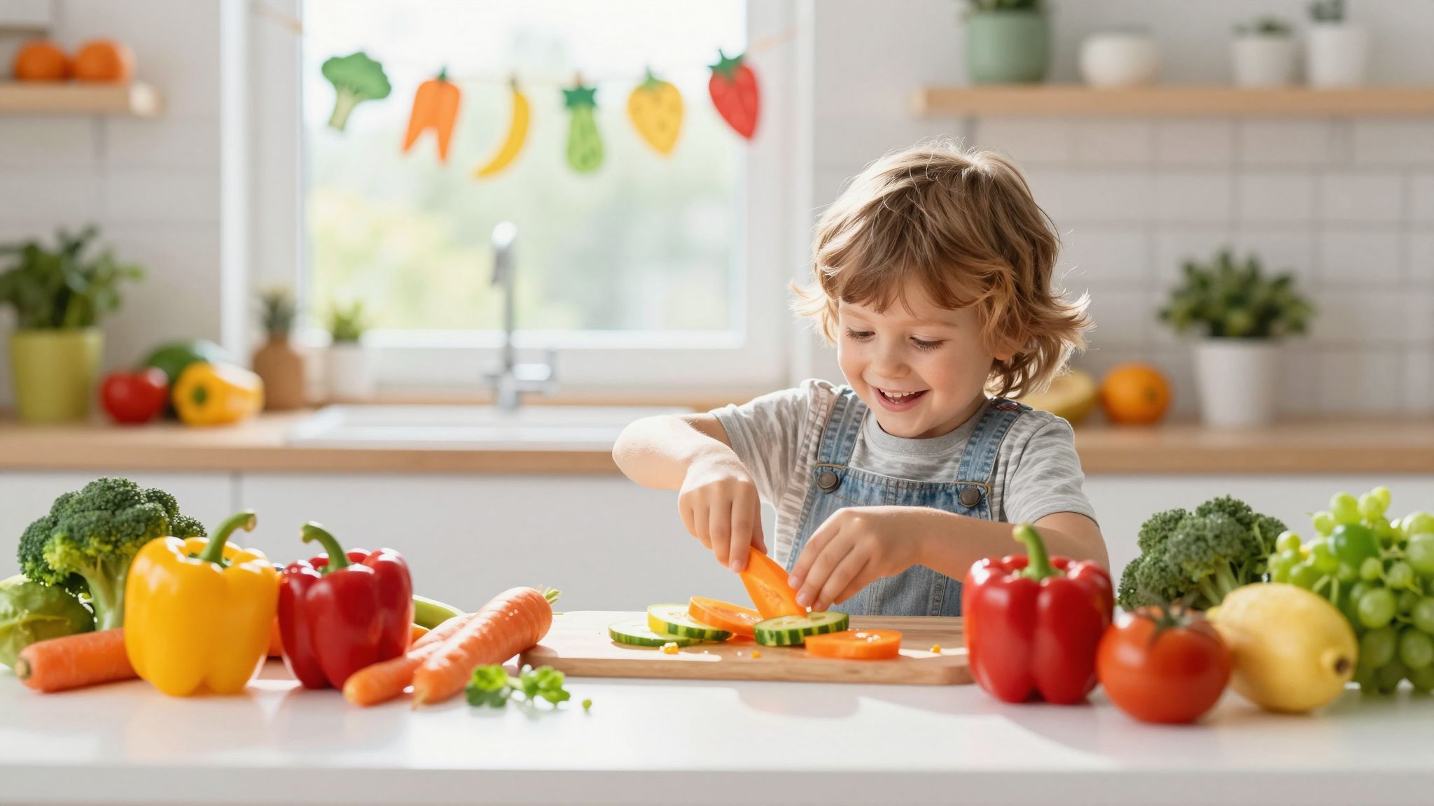 A színek változatossága ösztönzi a gyerekek étkezési kedvét.