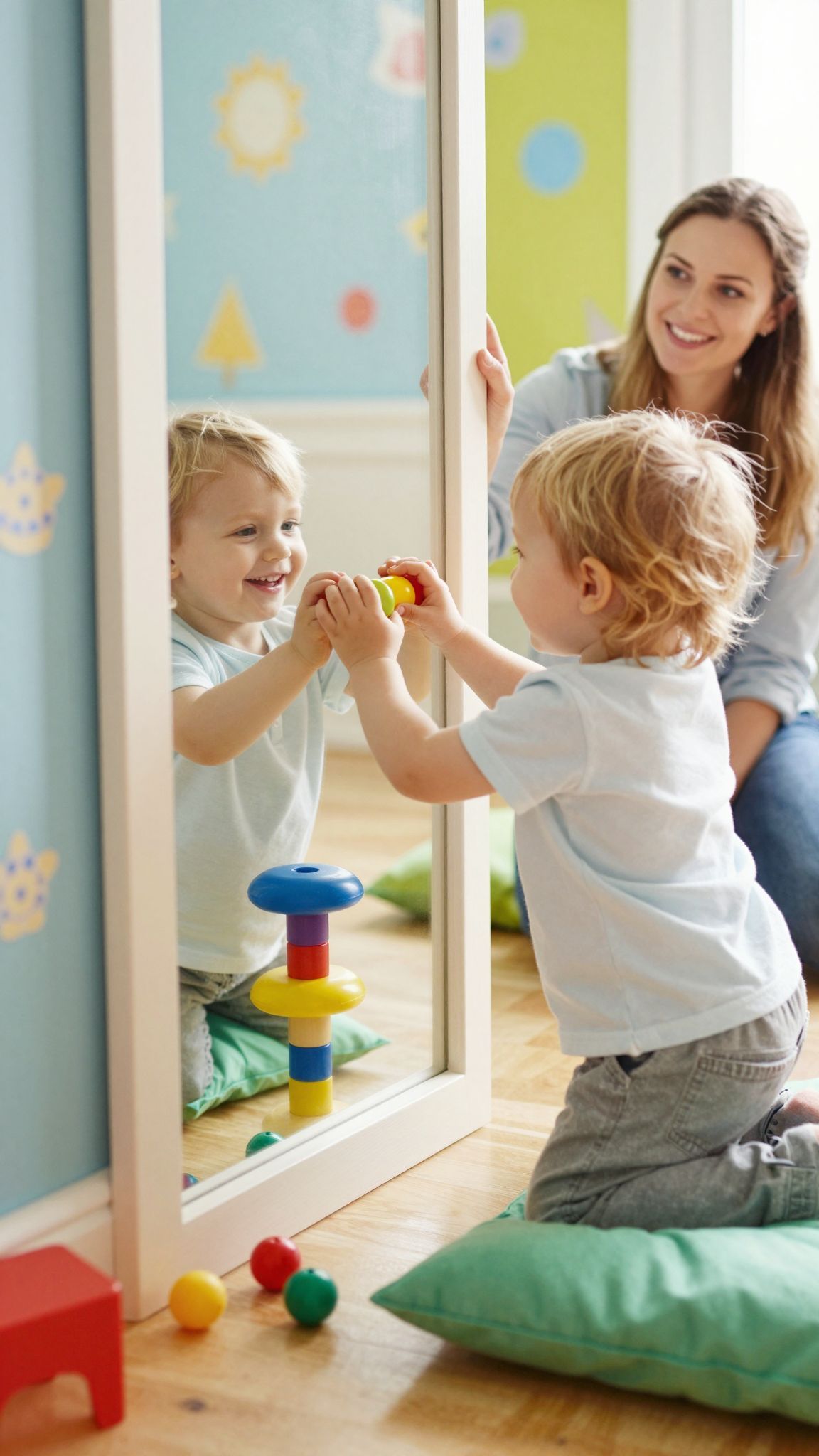 A szociális interakciók gyorsítják a tükörkép felismerést.