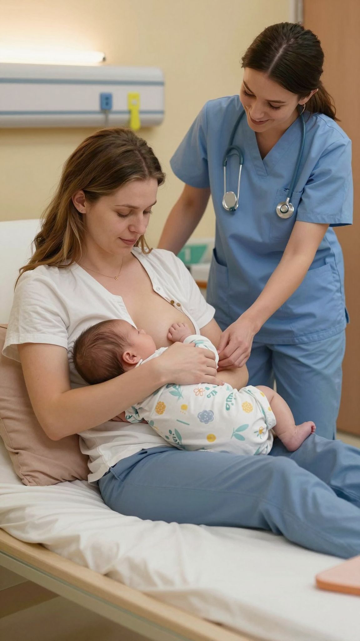 A szoptatási tanácsadó segíti a koraszülött babák fejlődését.