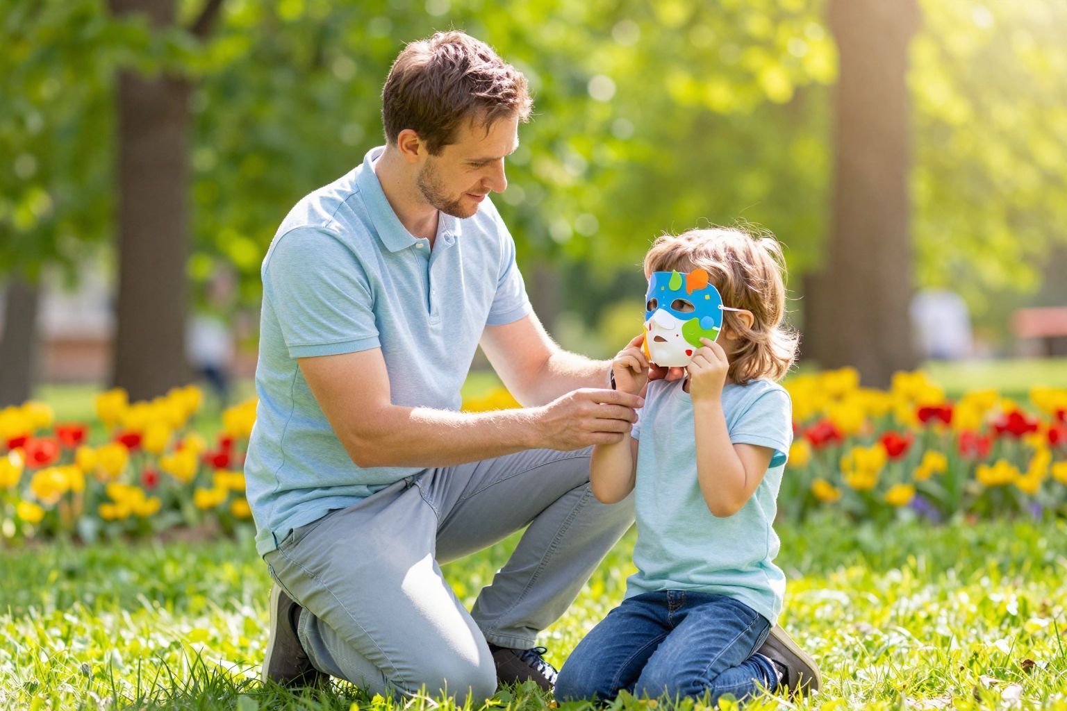 A szülők példamutatása csökkenti a gyerekek félelmét.
