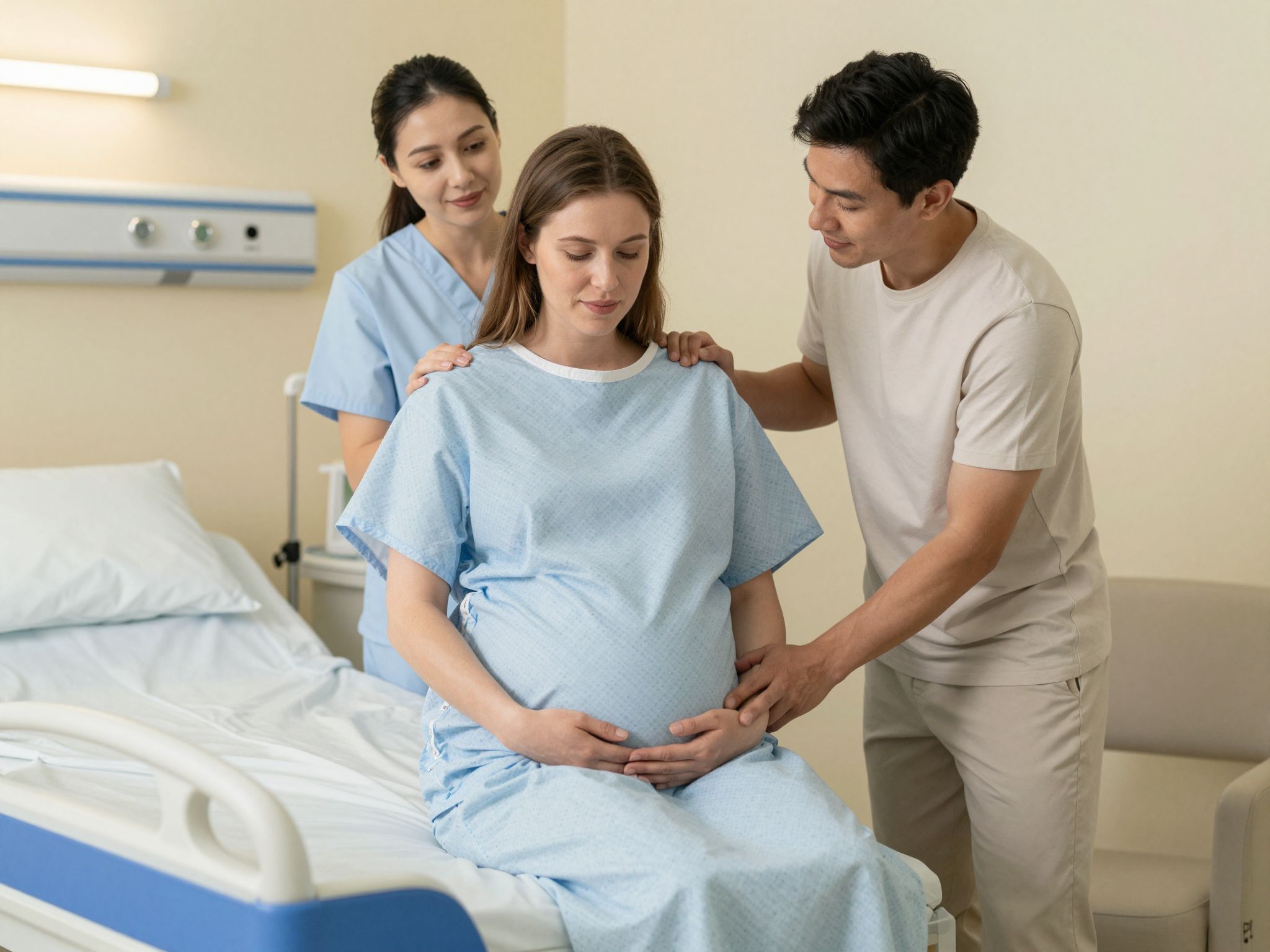 A félelem csökkentése segíti a szülés zökkenőmentességét.