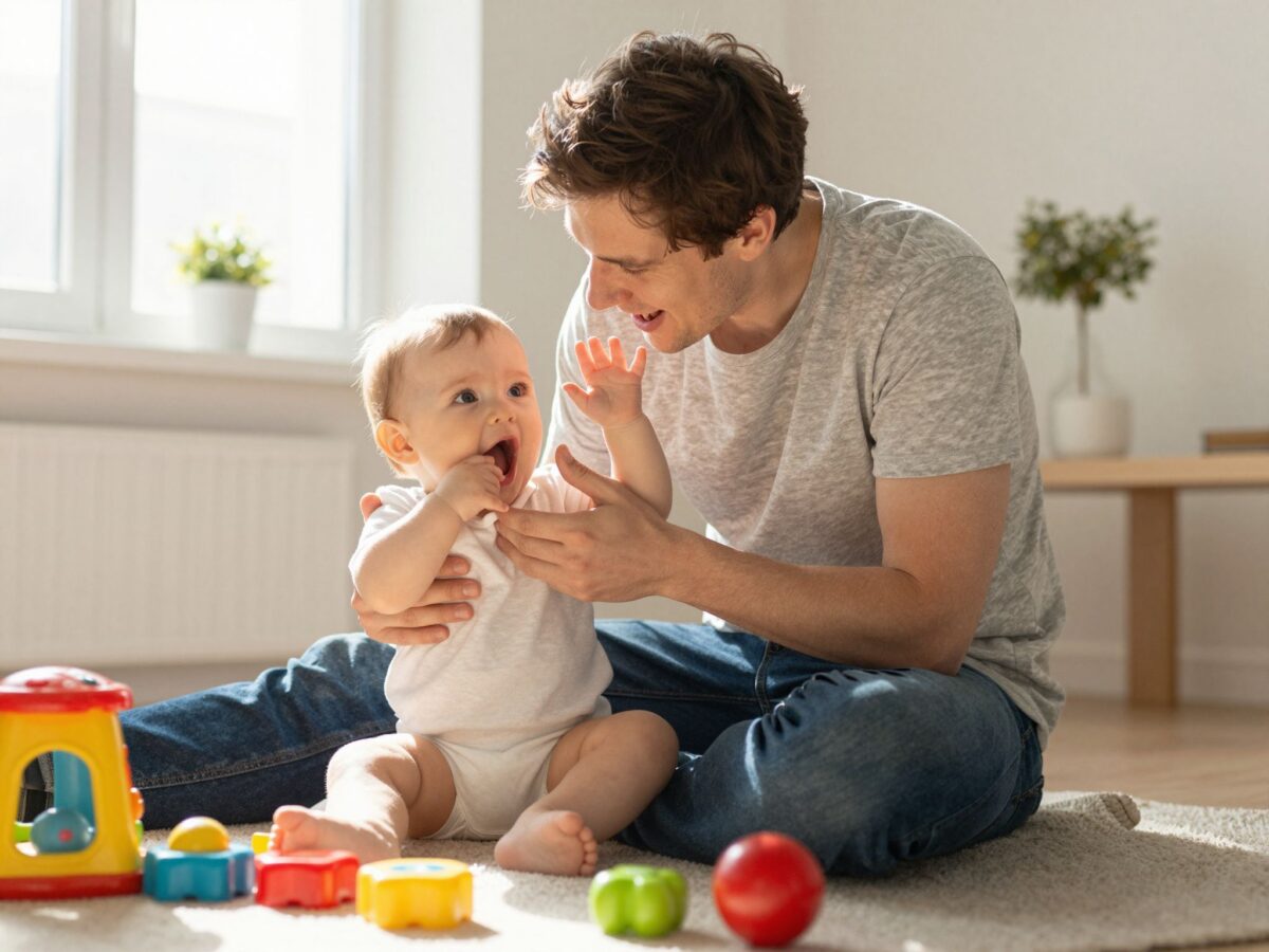 A te babád is gügyög a játékaihoz? Elmagyarázzuk, miért csinálja és miért hasznos