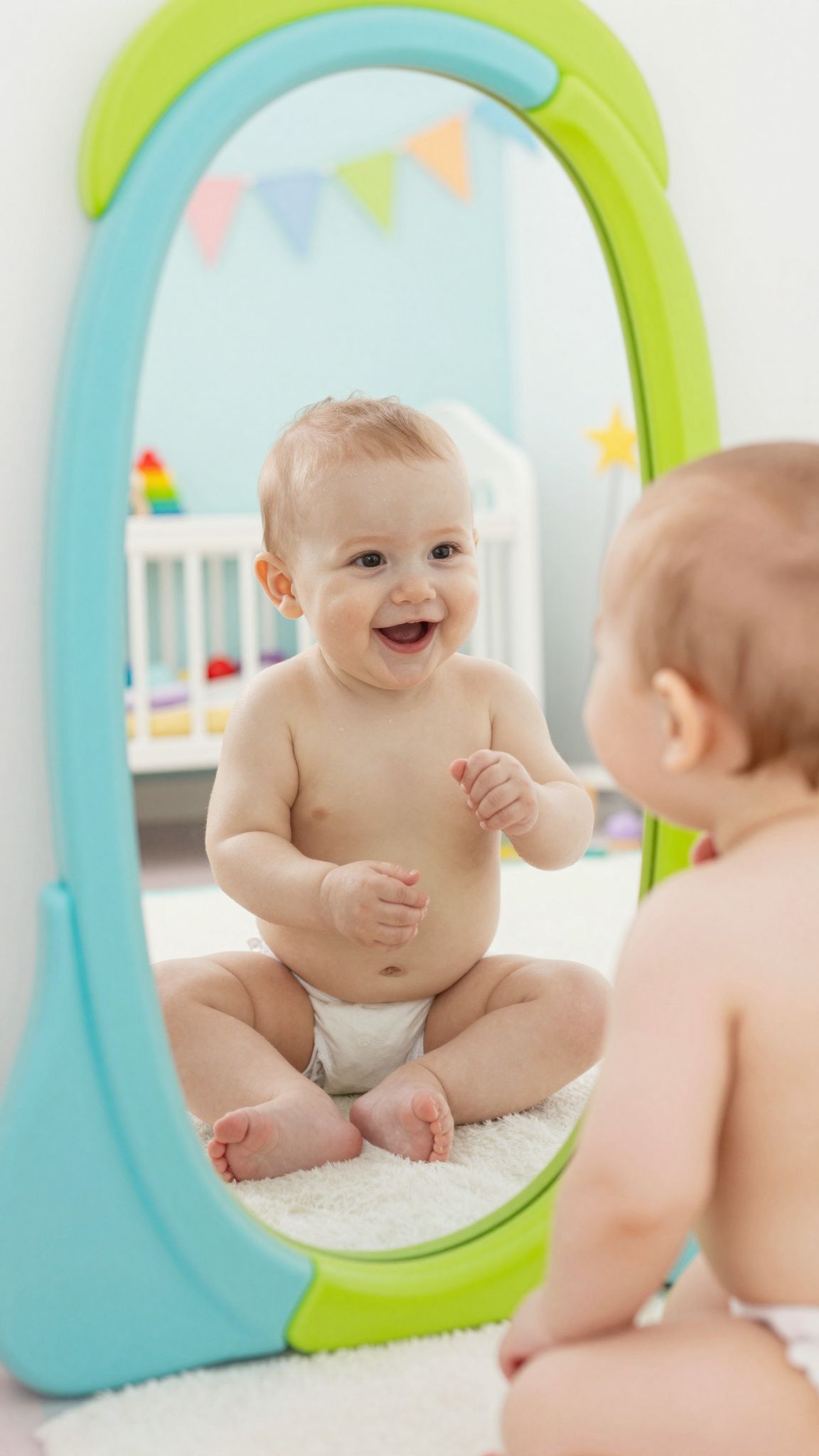 A csecsemők késlekedve ismerhetik fel önmagukat.