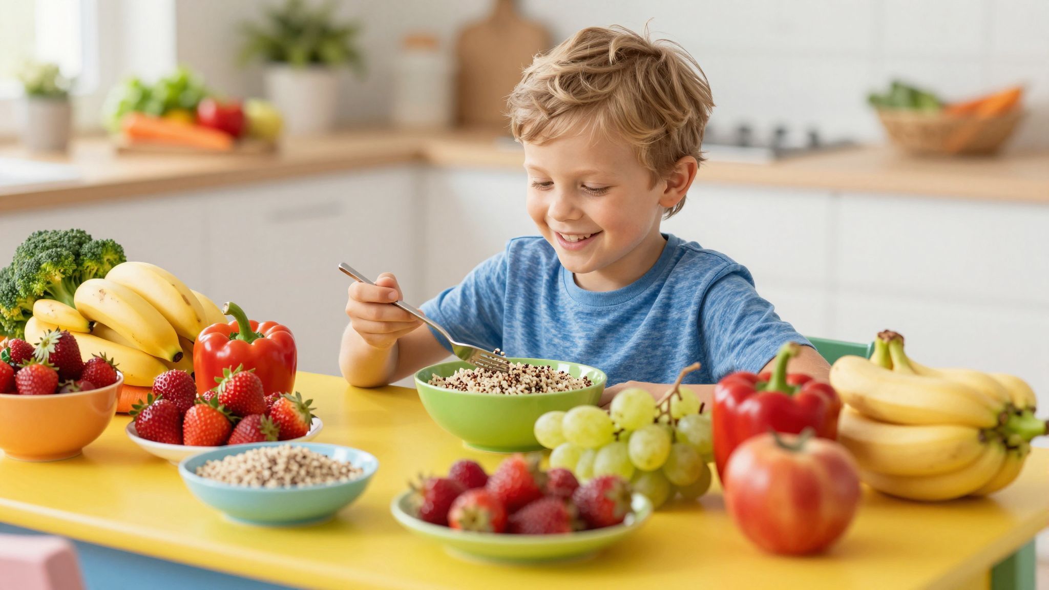 A pozitív hozzáállás segíti a gyerekek étkezési szokásait.