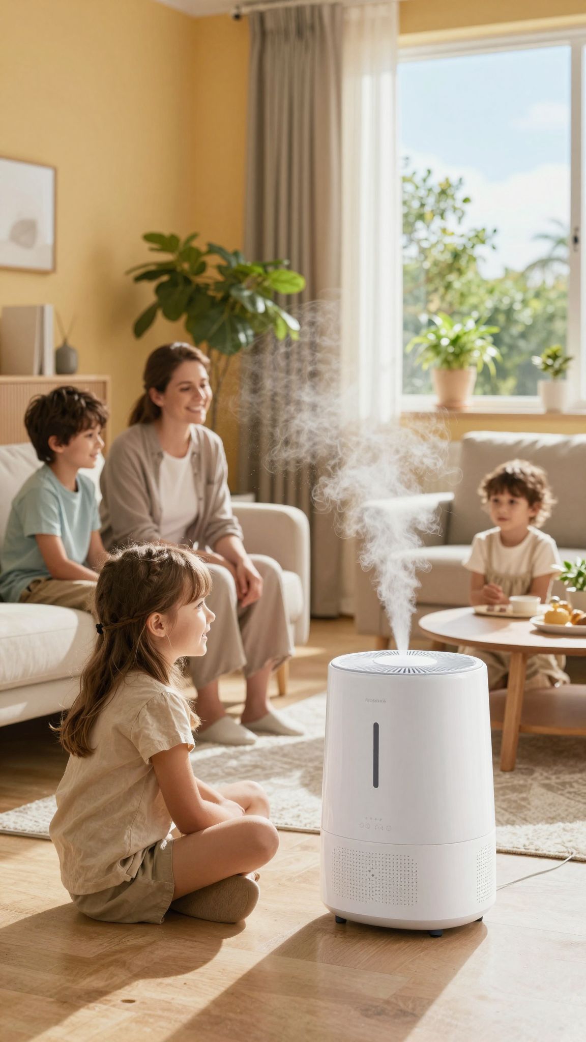 Az aktív párásítás segít megelőzni a légúti problémákat.