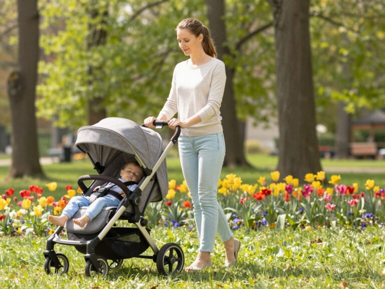 Altatás a szabadban: tippek és trükkök a nyugodt babakocsis alváshoz