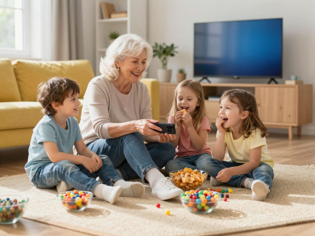 Amikor a nagyi mindent megenged: a tévézés és az édesség vitatémái