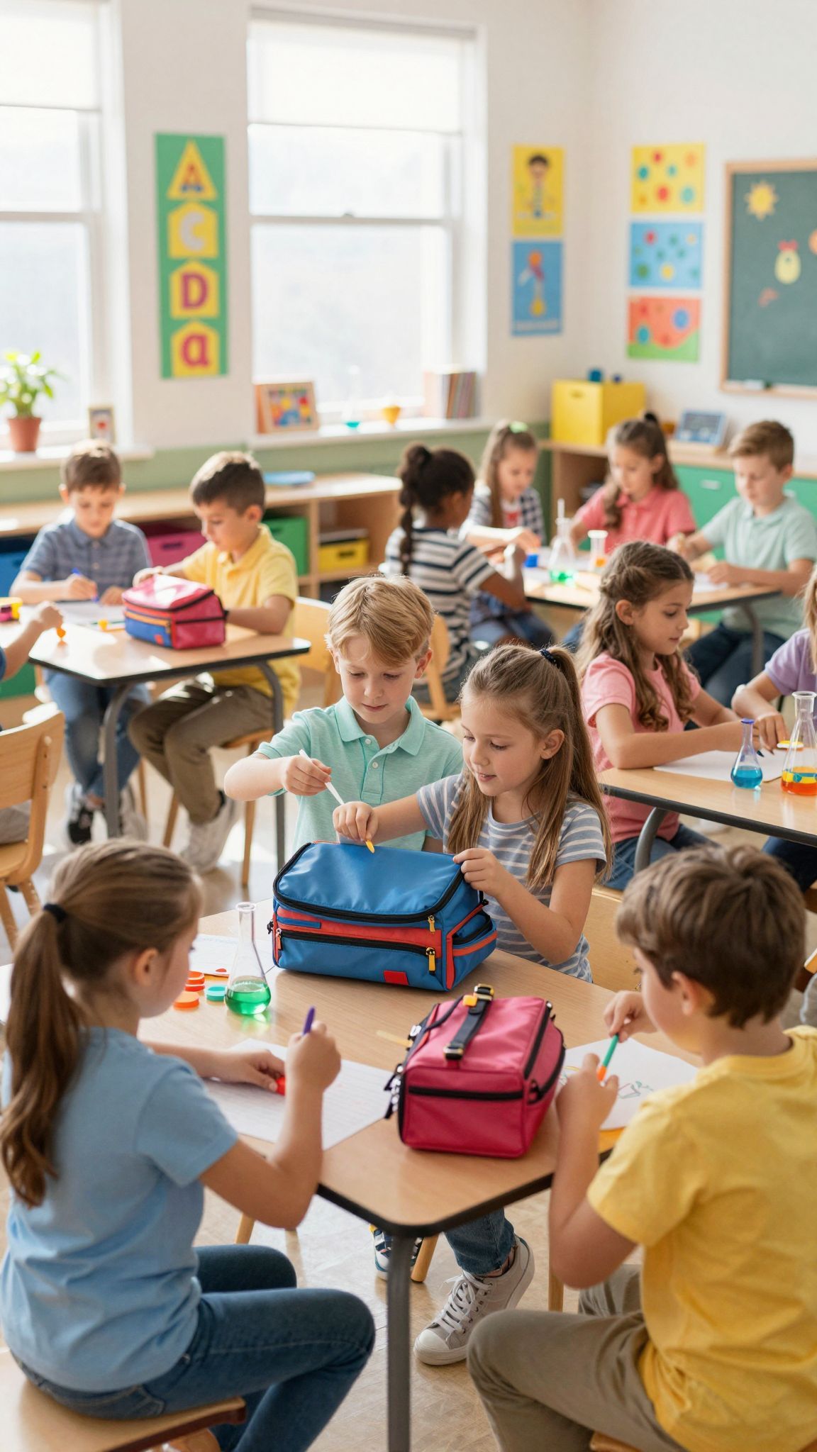 Az új környezet segíti a gyerekek beilleszkedését.