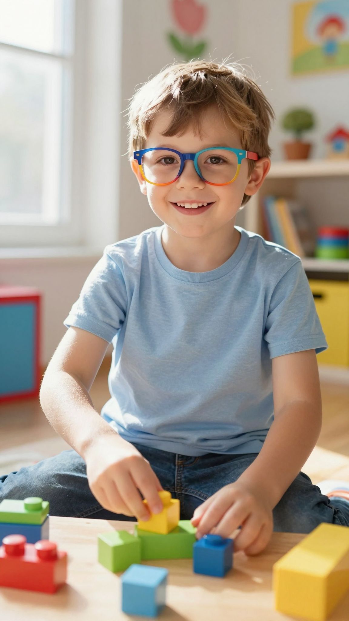 Fontos a fokozatos szoktatás a szemüvegviseléshez.