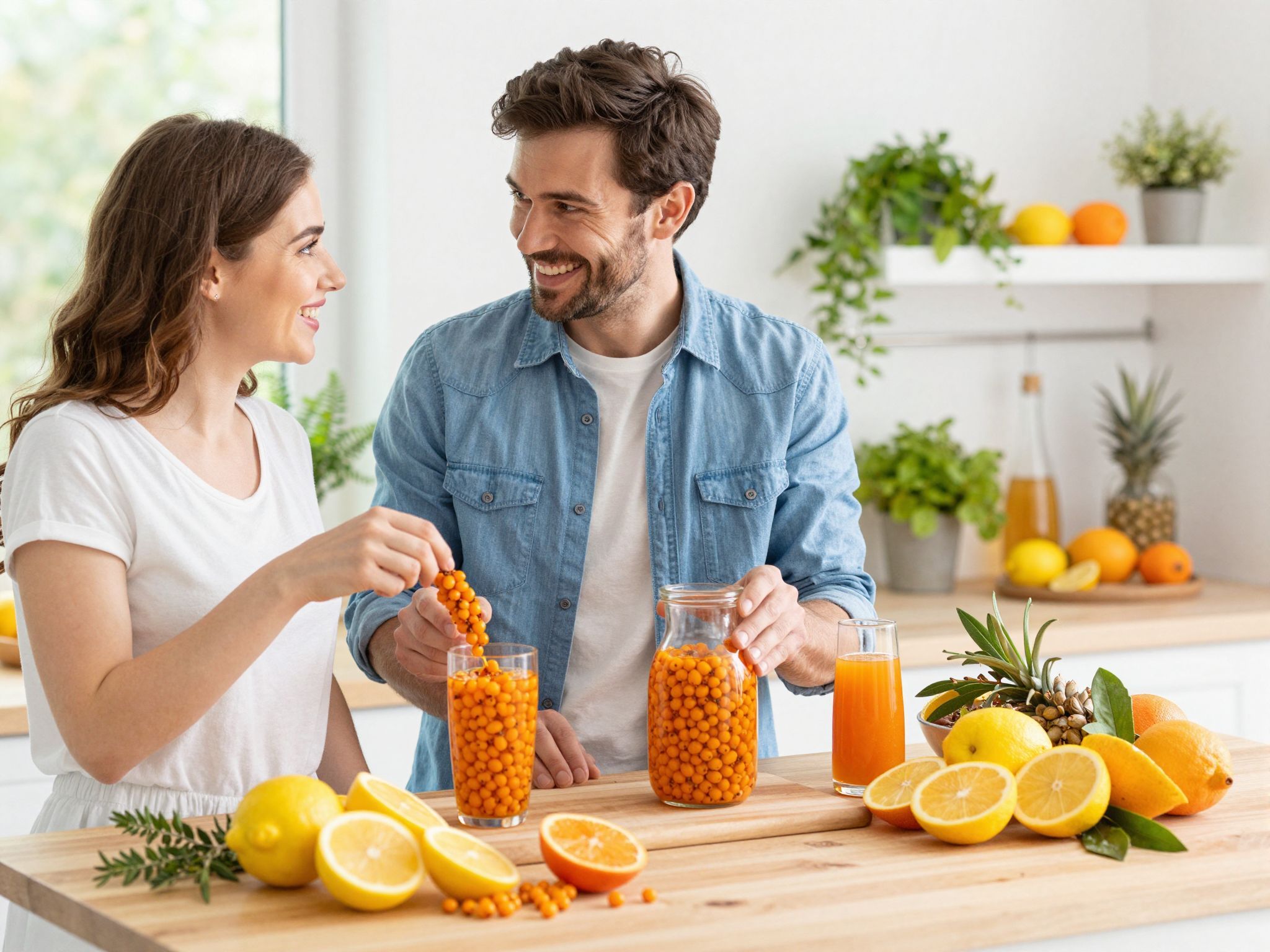 A homoktövis gazdag vitaminokban és antioxidánsokban egyaránt.