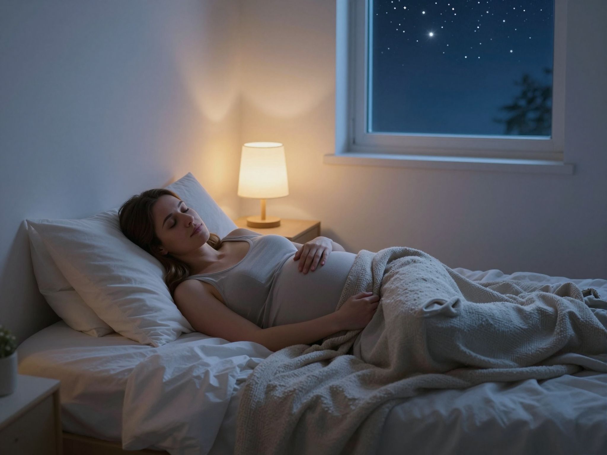 A bal oldali alvás enyhíti az orrdugulást terhesség alatt.