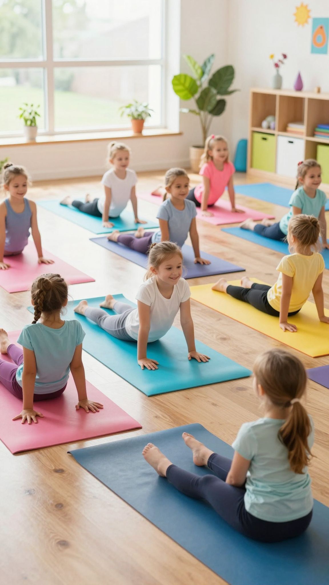 A gyerekjóga segít a stresszkezelés fejlődésében tinédzsereknél.