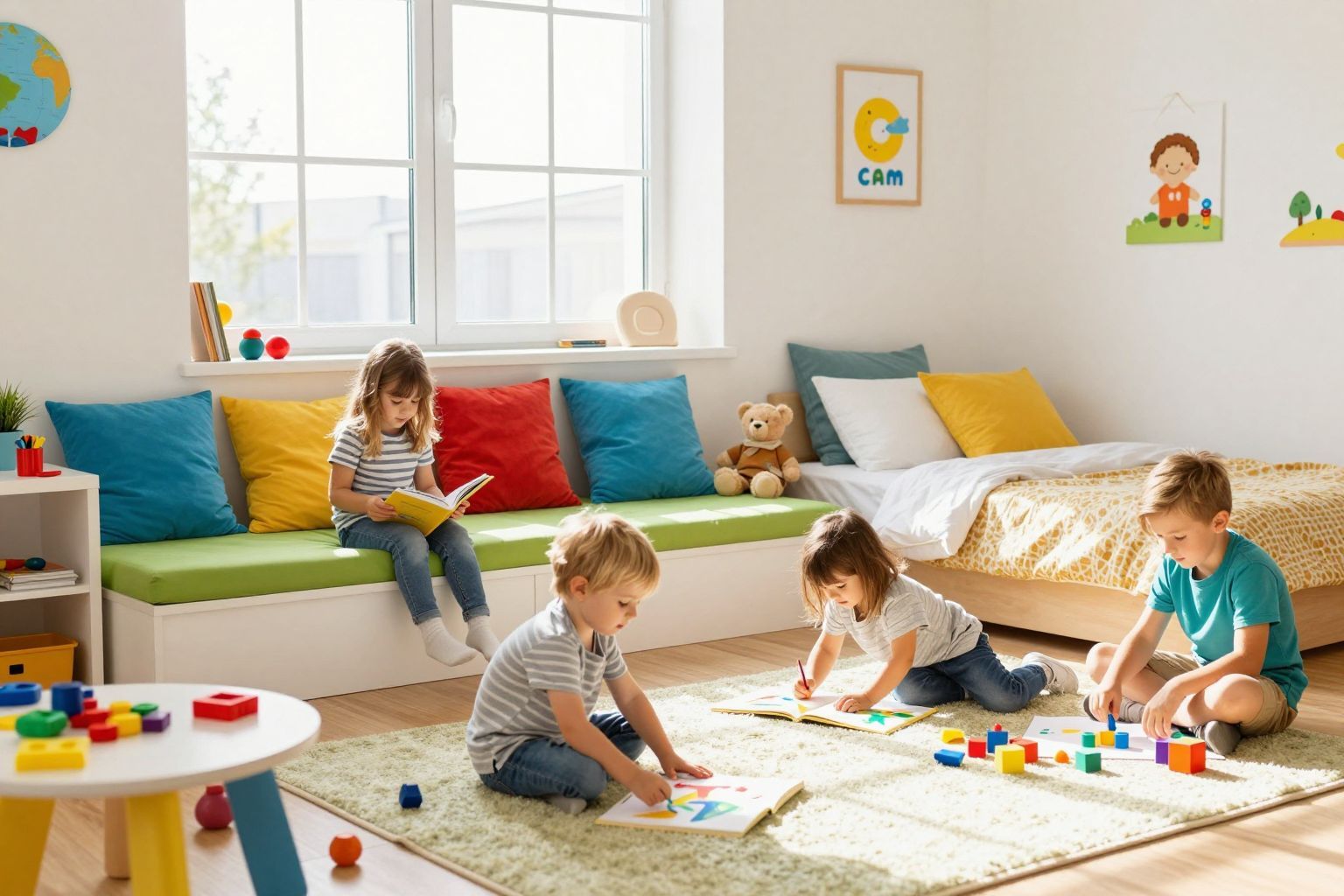 A funkcionális zónák segítik a gyerekek önállóságát.