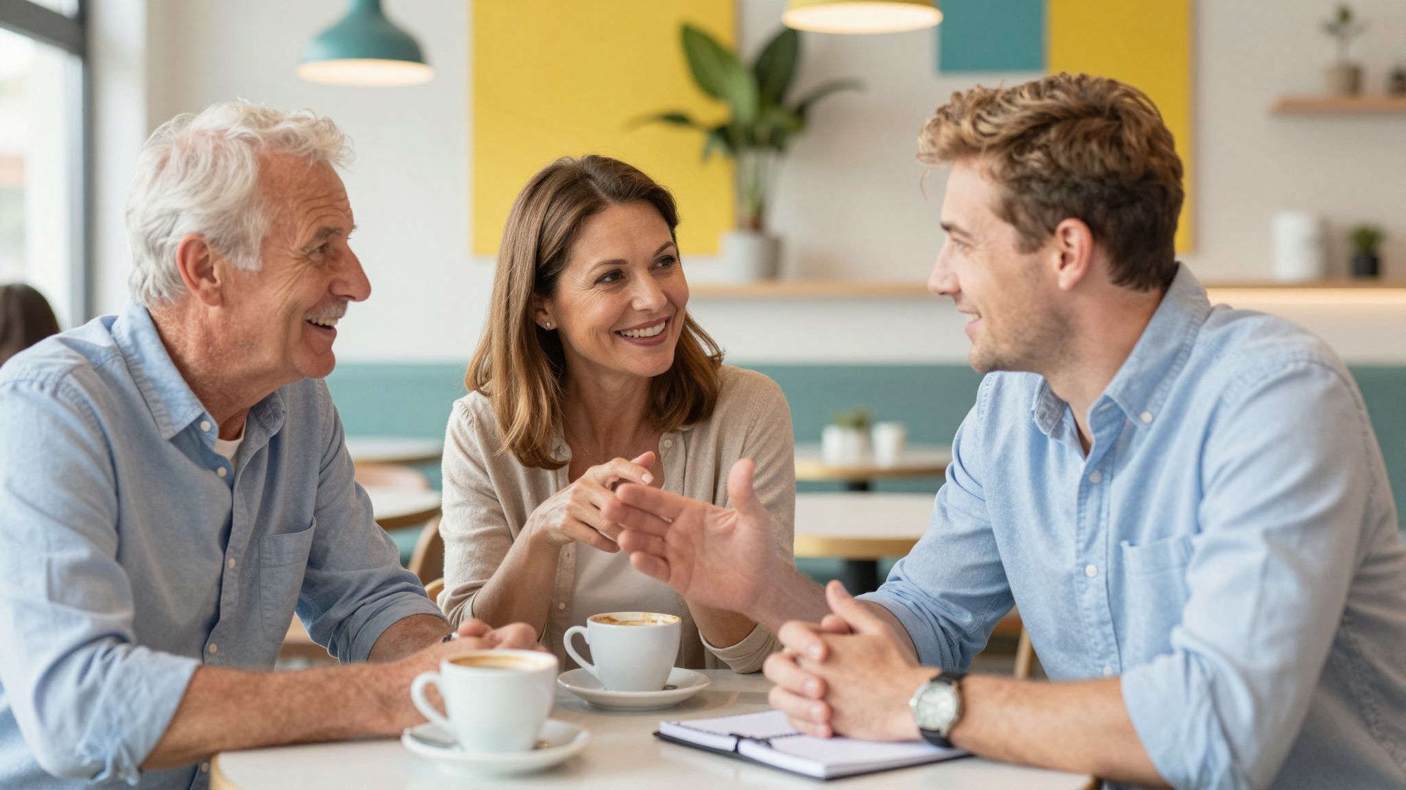 A generációk közötti párbeszéd erősíti a megértést.