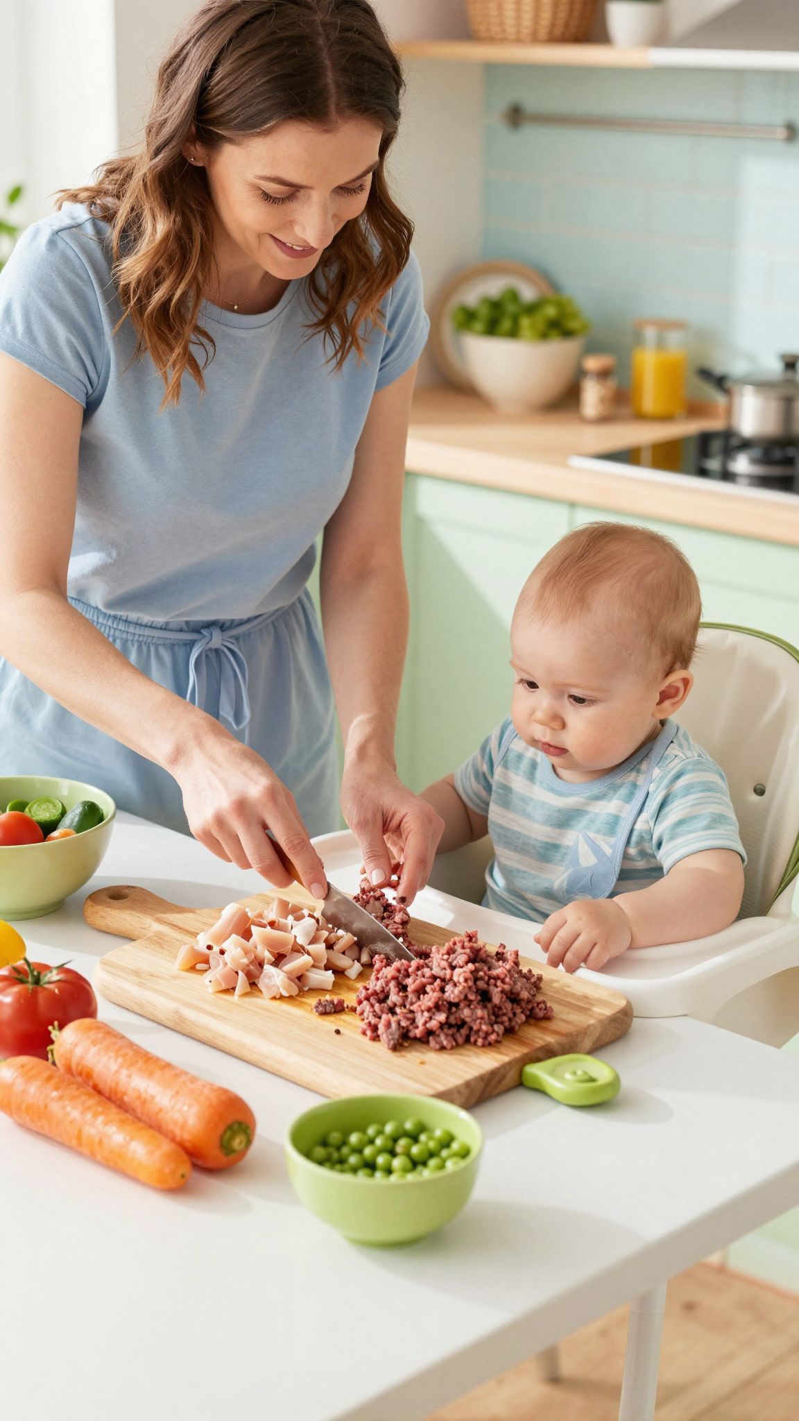 A hús túl korai bevezetése allergiát okozhat.