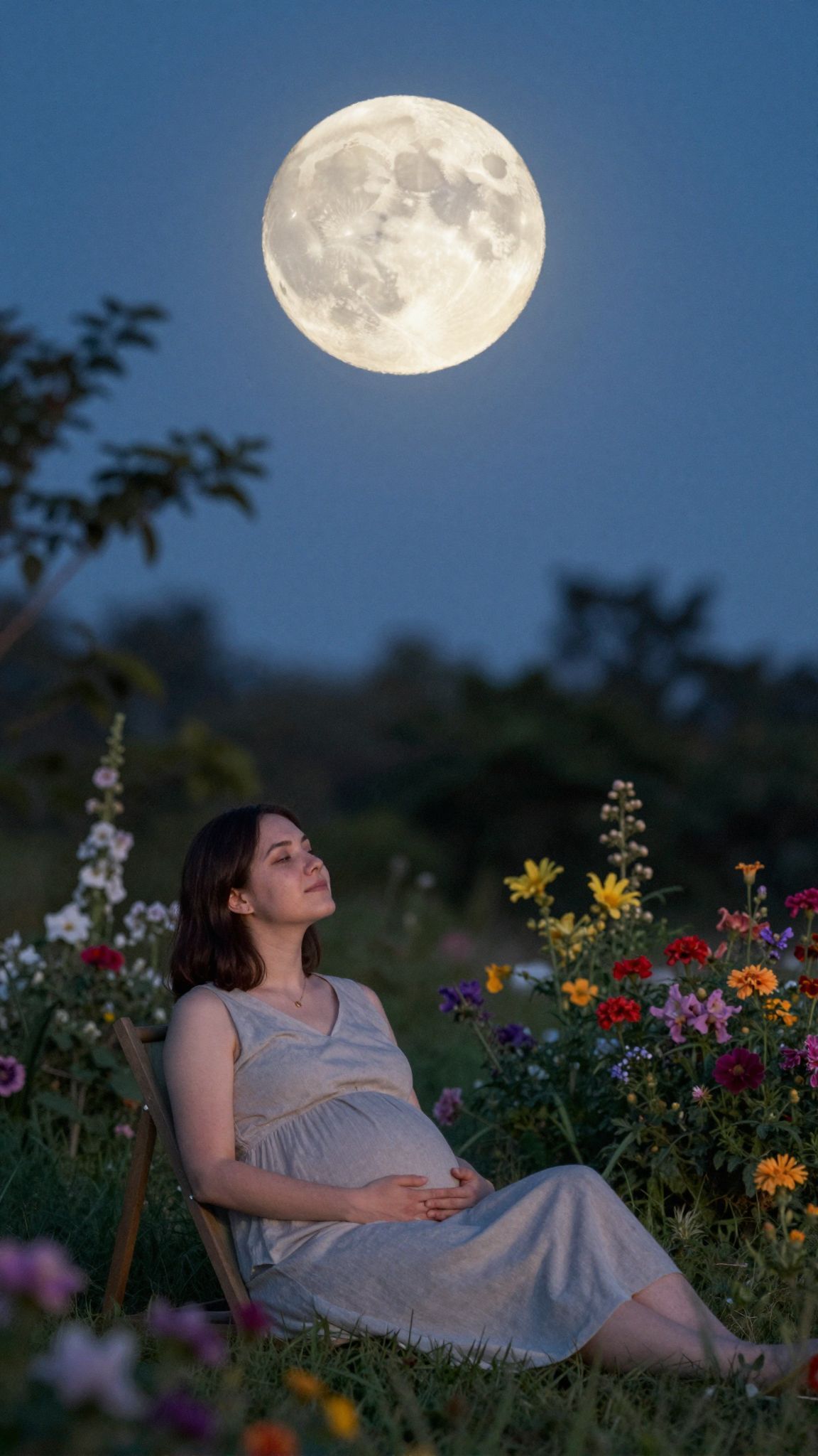 A telihold idején relaxáló fürdők segíthetnek a kismamáknak.