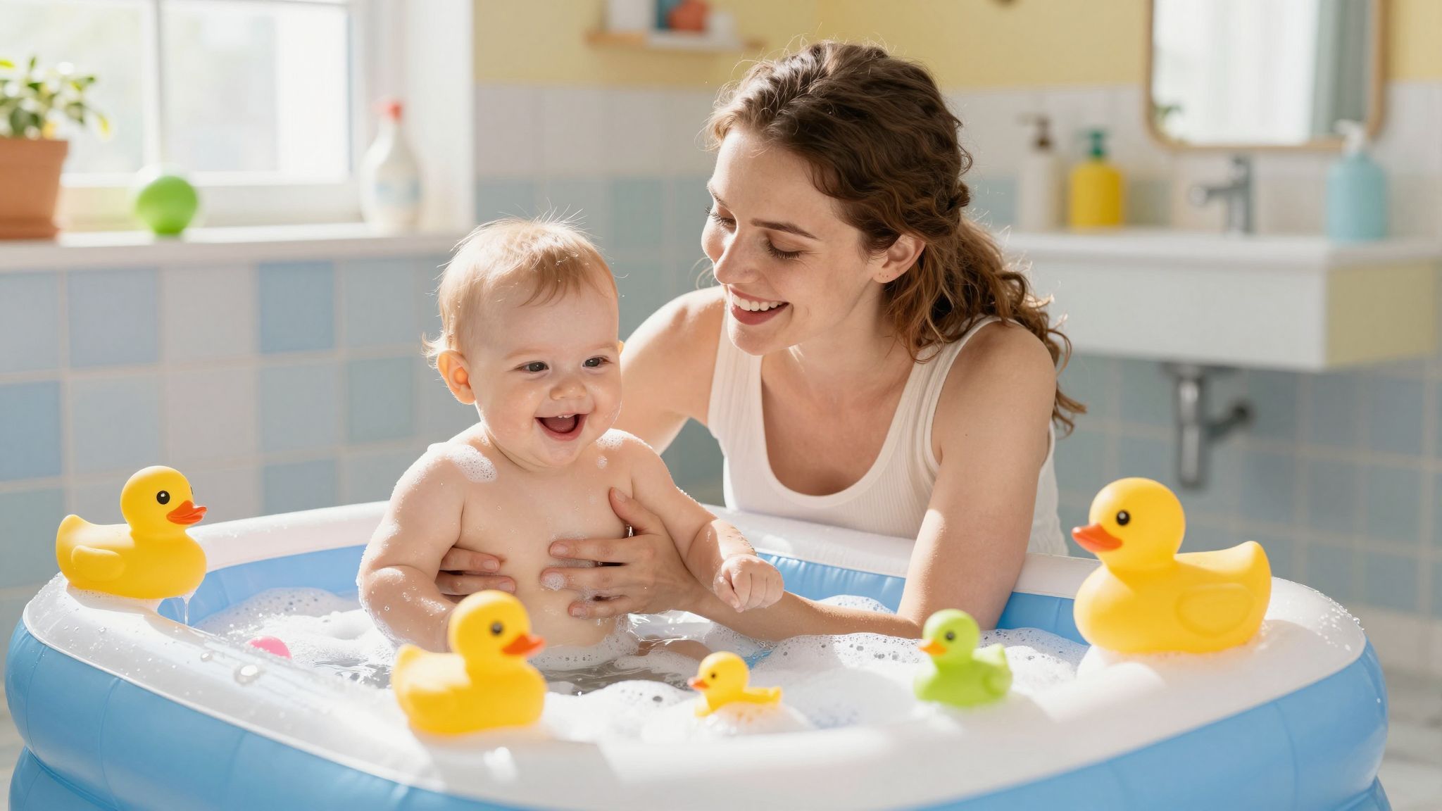 A babaúszás segíti a motoros készségek fejlődését.