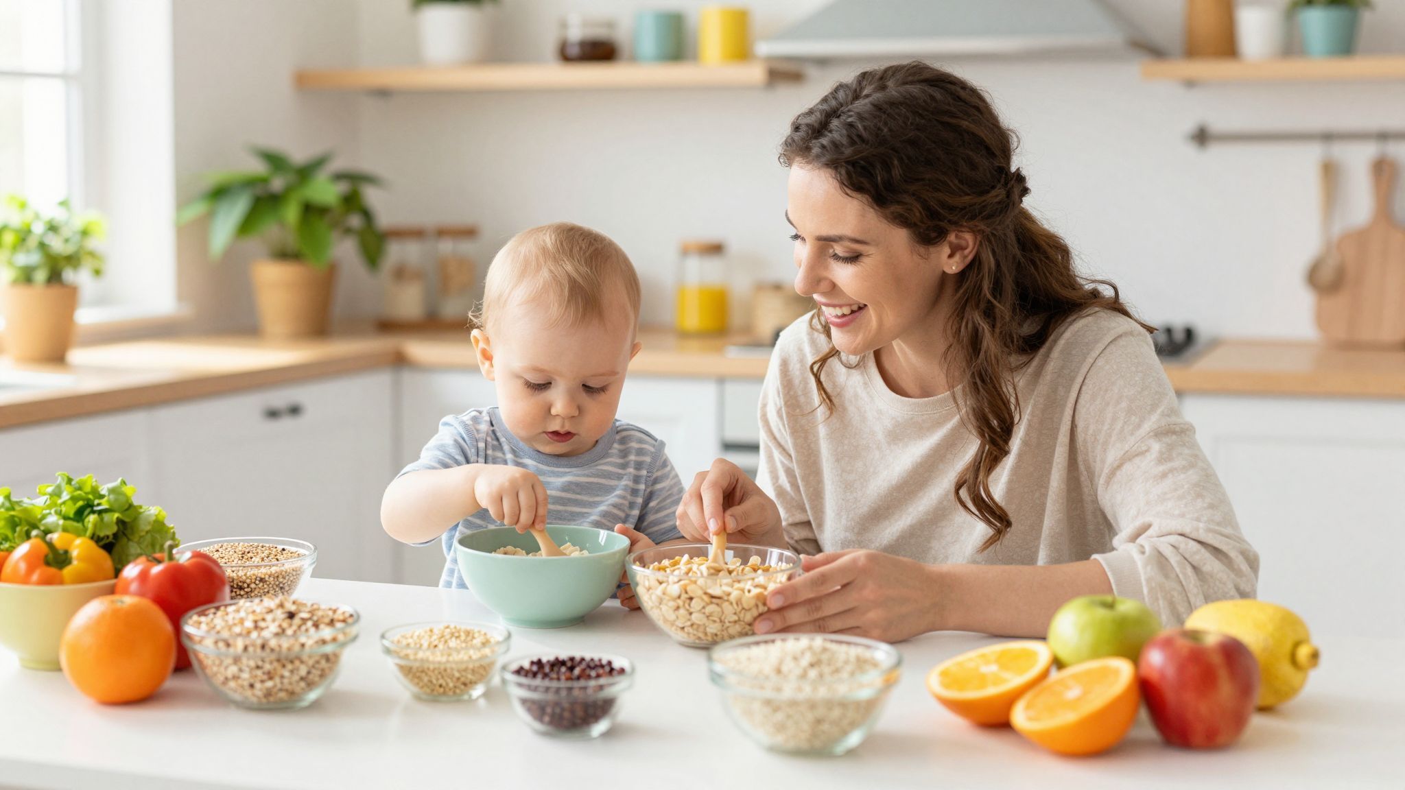 A gabonák bevezetése 6 hónapos kortól javasolt.