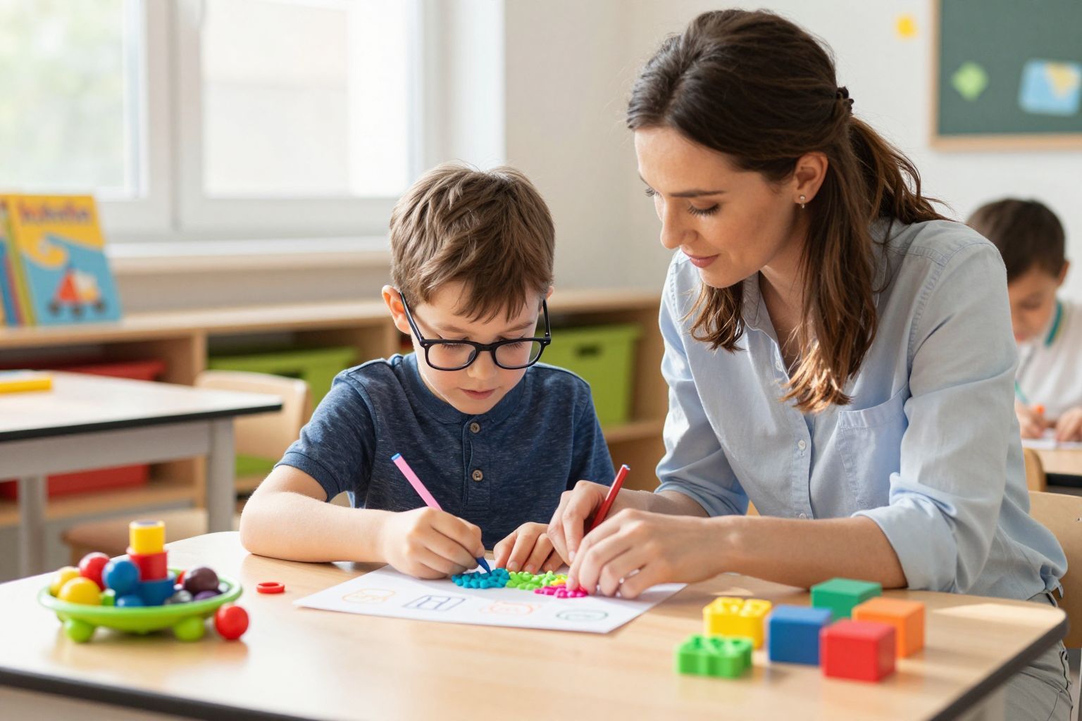 Látássérült gyermekeknek speciális oktatási módszerek szükségesek.
