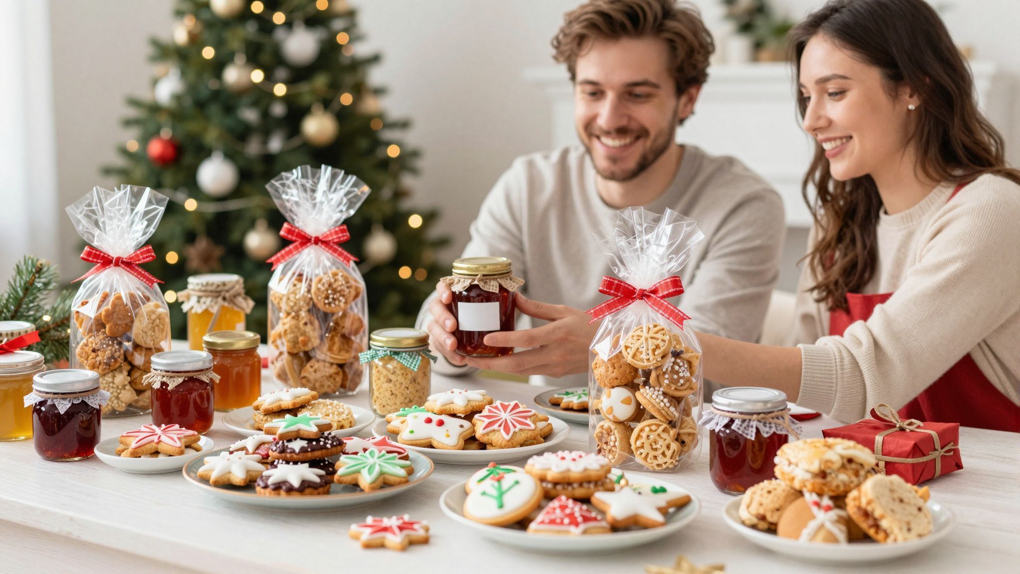 Karácsonykor az ehető ajándékok személyre szabott meglepetések.
