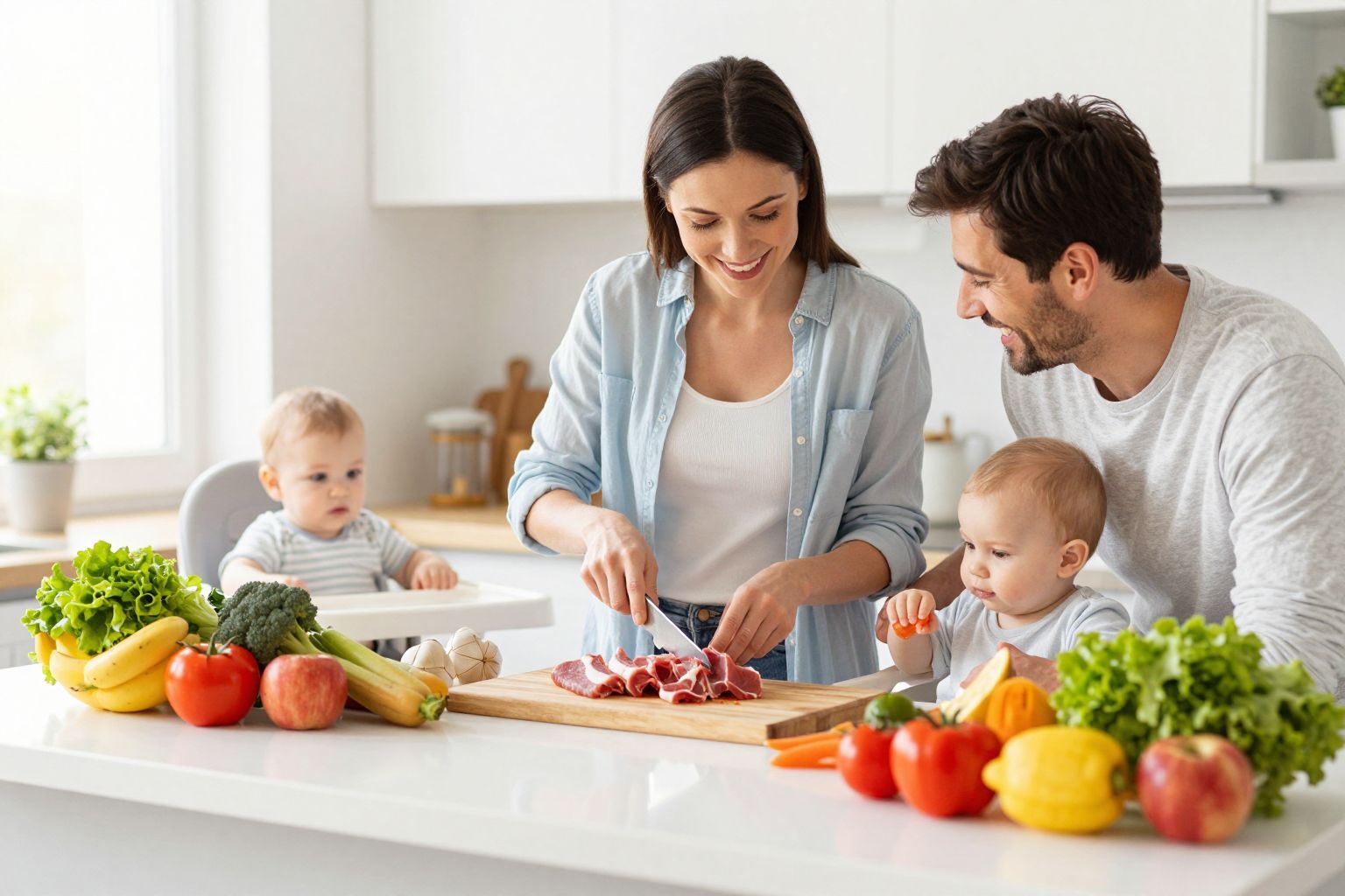 A hús emésztéséhez a baba gyomrában szükséges érés.