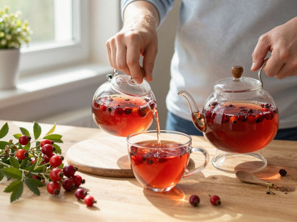 Házi csipkebogyótea készítése: így őrizd meg a legtöbb C-vitamint