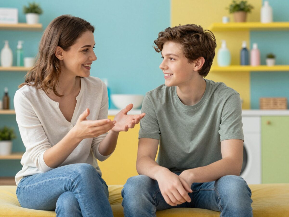 Hogyan beszélj a kamasz gyerekeddel a testszagról és a személyes higiéniáról?
