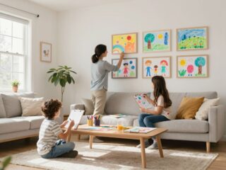 Hogyan mentsd meg a falat a gyerekrajzoktól? Kreatív és praktikus megoldások