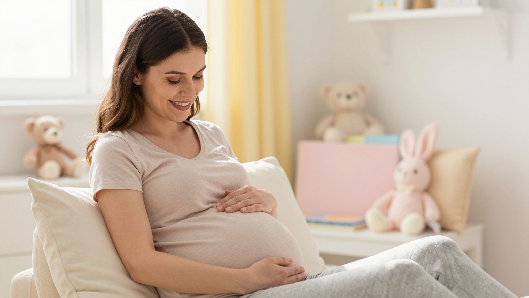 A babák már a pocakban is reagálnak a hangokra.