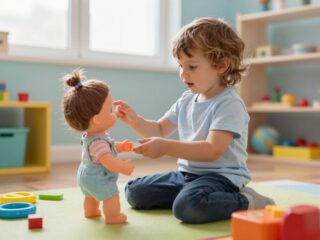 Játék az Ikrek babával: a beszédkészség és a mozgáskoordináció fejlesztése