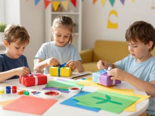 Készítsék a gyerekek az ajándékot: megható és személyes meglepetések