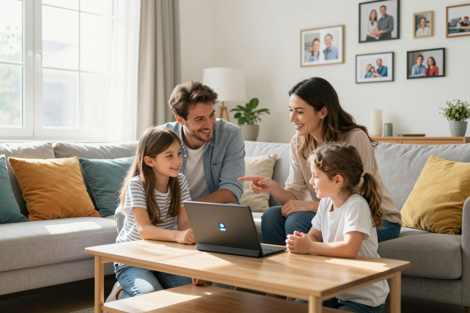A jelszó védi a család biztonságát vészhelyzetben.