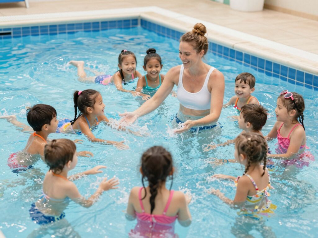 Minden, amit a gyerekek úszásoktatásáról tudni kell: a vízhez szoktatástól az első tempókig