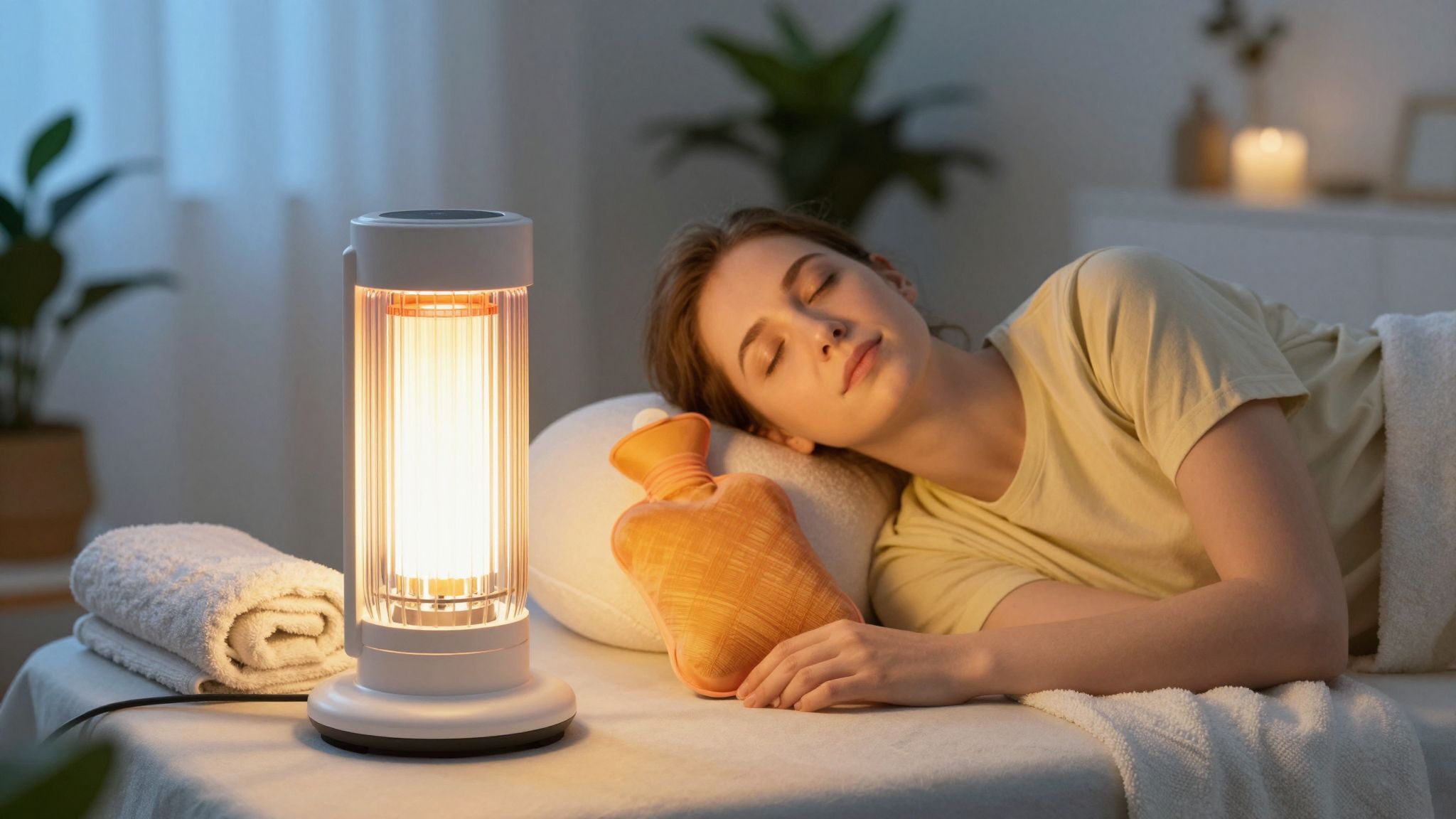 Az infralámpa fájdalomcsillapításra és regenerációra hatékony.