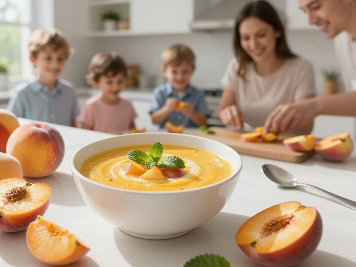 Nyári barackleves főzés nélkül: gyors és egészséges finomság az egész családnak