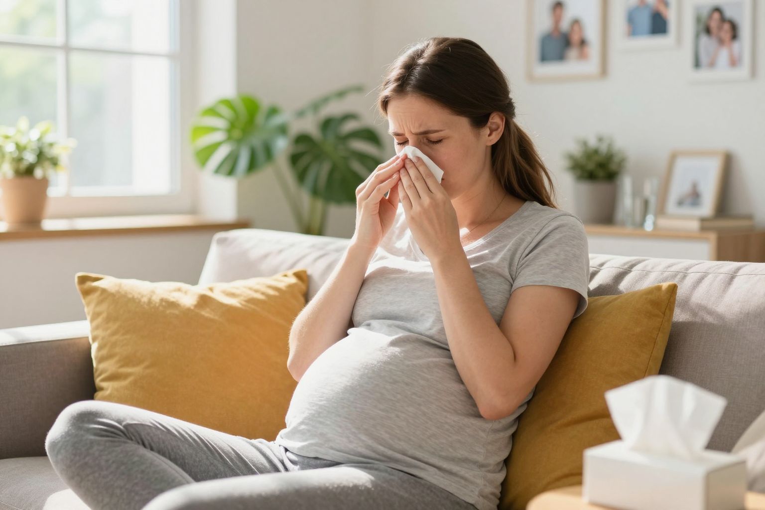 A rhinitis gravidarum a terhesség első trimeszterében kezdődik.