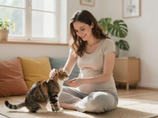 Tarthatok-e macskát terhesen? Tanácsok a biztonságos együttéléshez
