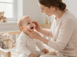 Téli bőrápolási rutin csecsemőknek: a legjobb krémek és praktikák