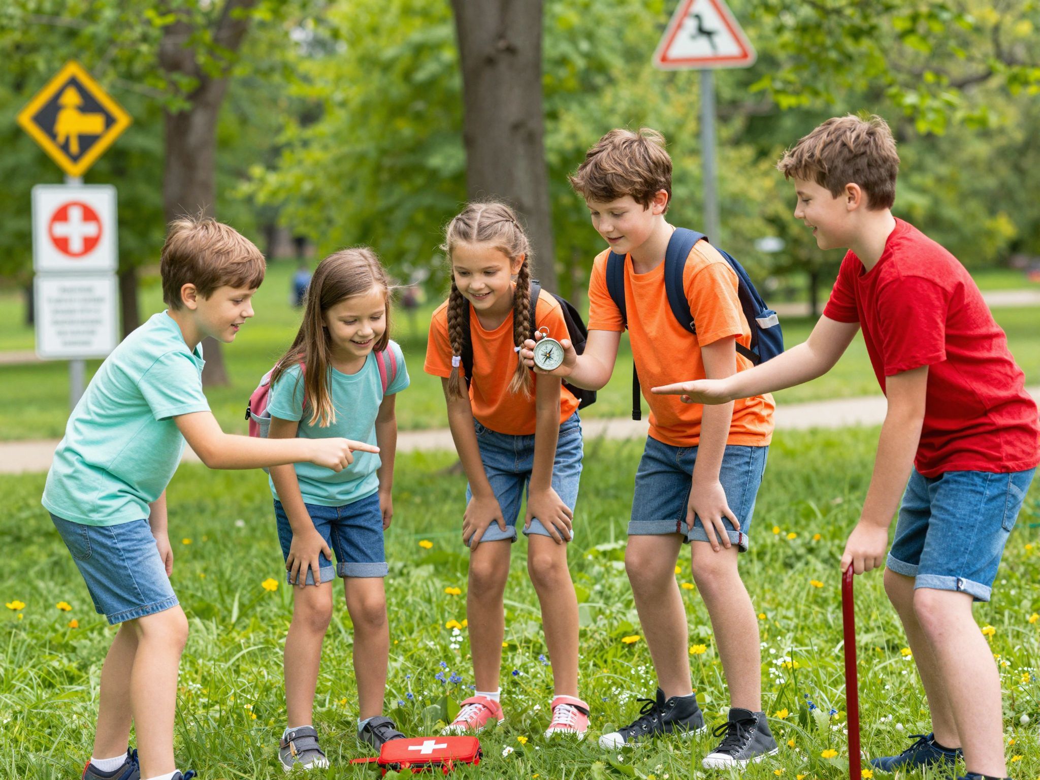 A természetes környezet felfedezése biztonsági készségeket fejleszt.