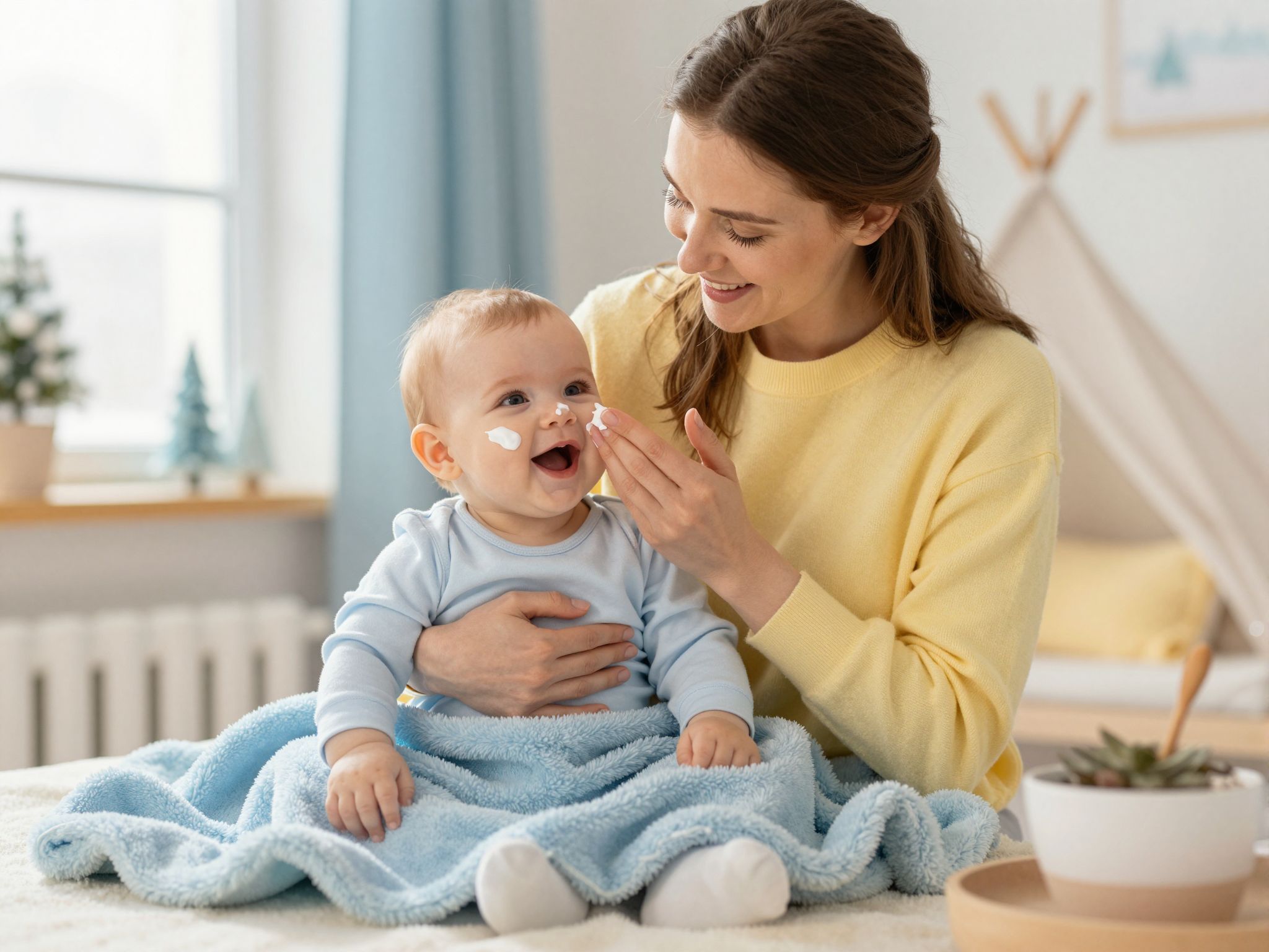 A téli bőrápolás során a hidratálás kulcsfontosságú.