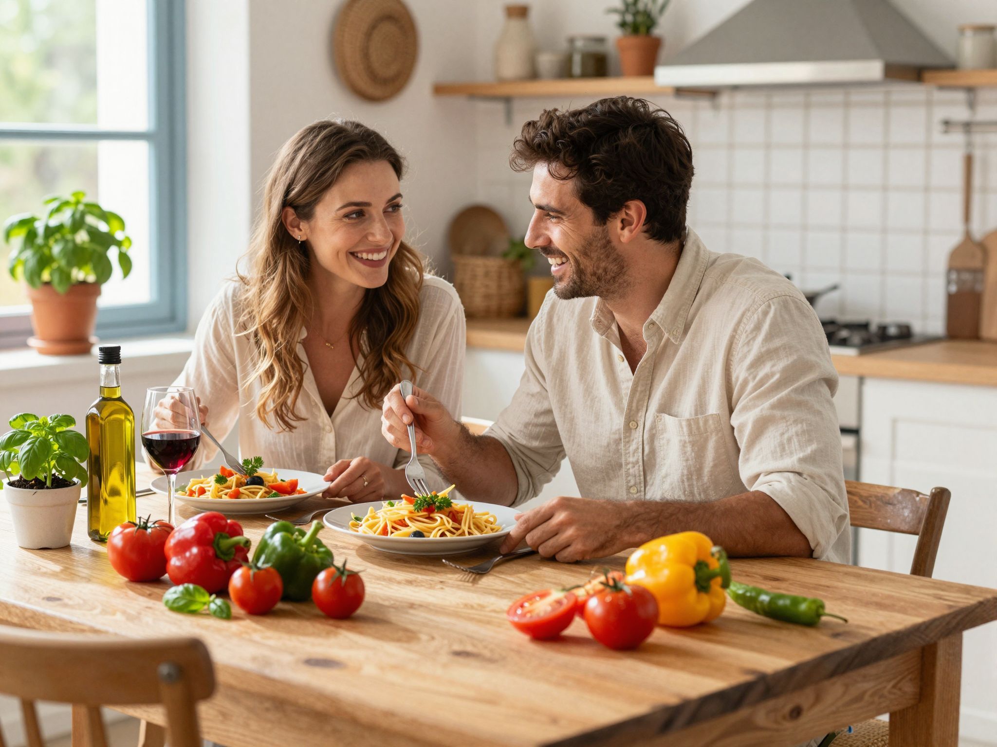 A mediterrán életmód a közösségi étkezéseket is hangsúlyozza.